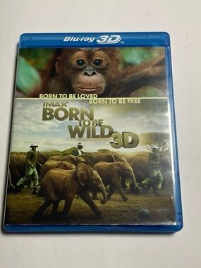 IMAX Born to Be Wild 3D Blu-ray - Blue Case